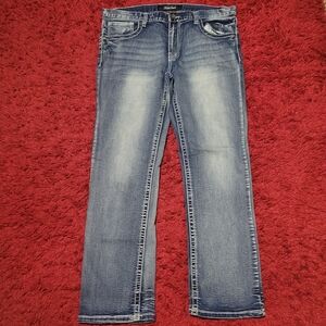 ***BARELY WORN*** Blue True Luck Jeans Mens Size 36/32